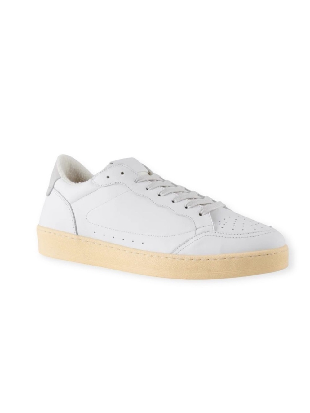 NEW Shoe the Bear STB Babtiste White Leather Sneakers Size 44 EU 11 US